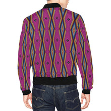 Load image into Gallery viewer, Diamond in the Bluff Pink Bomber Jacket for Men
