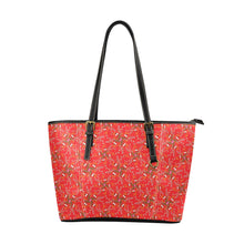 Load image into Gallery viewer, Willow Bee Cardinal Leather Tote Bag
