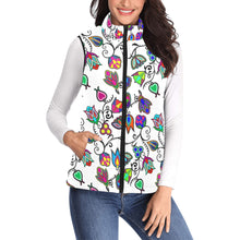 Load image into Gallery viewer, Indigenous Paisley White Women&#39;s Padded Vest Jacket
