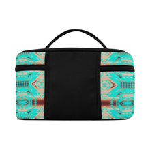 Load image into Gallery viewer, Gathering Earth Turquoise Cosmetic Bag/Large
