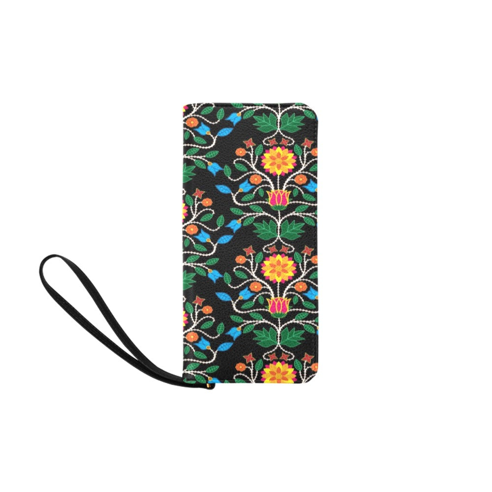 Floral Beadwork Four Clans Clutch