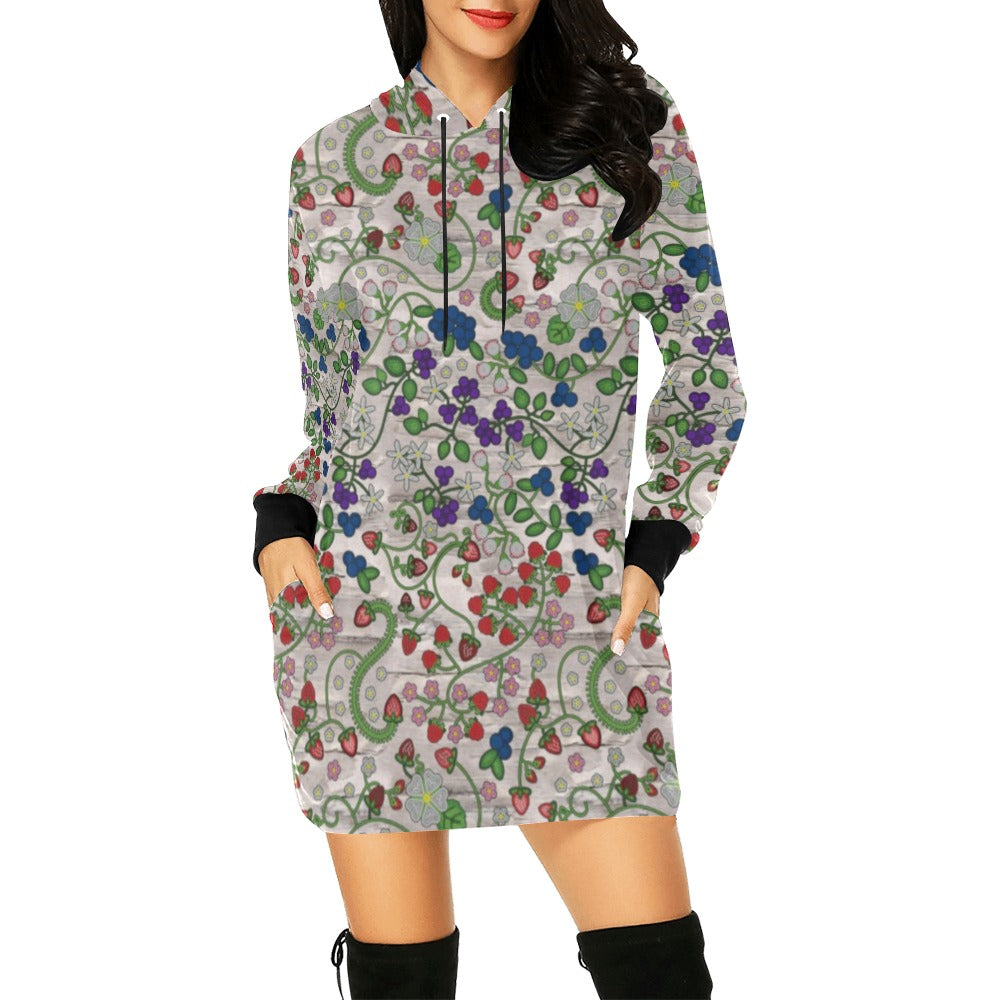 Grandmother Stories Bright Birch Hoodie Dress