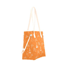 Load image into Gallery viewer, Ledger Dables Orange Clover Canvas Tote Bag
