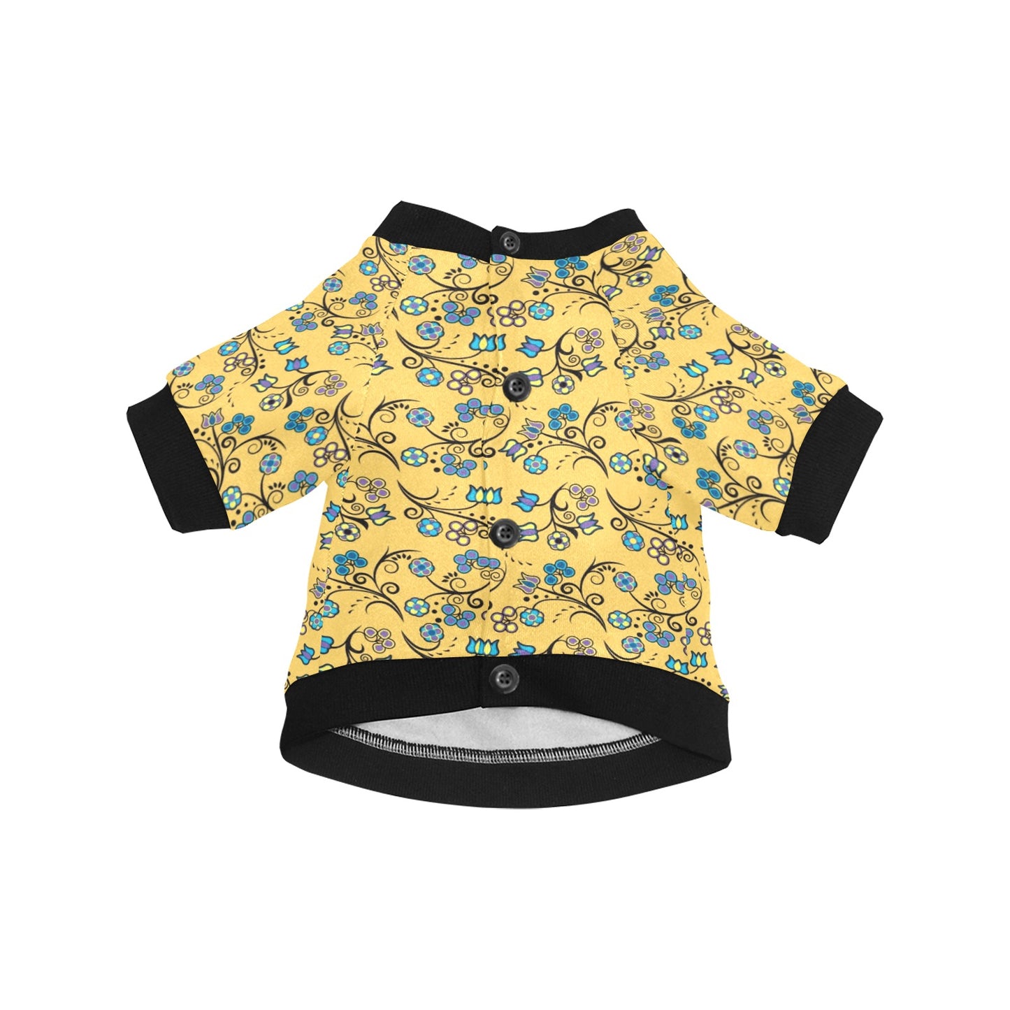 Blue Trio Tuscan Pet Dog Round Neck Shirt
