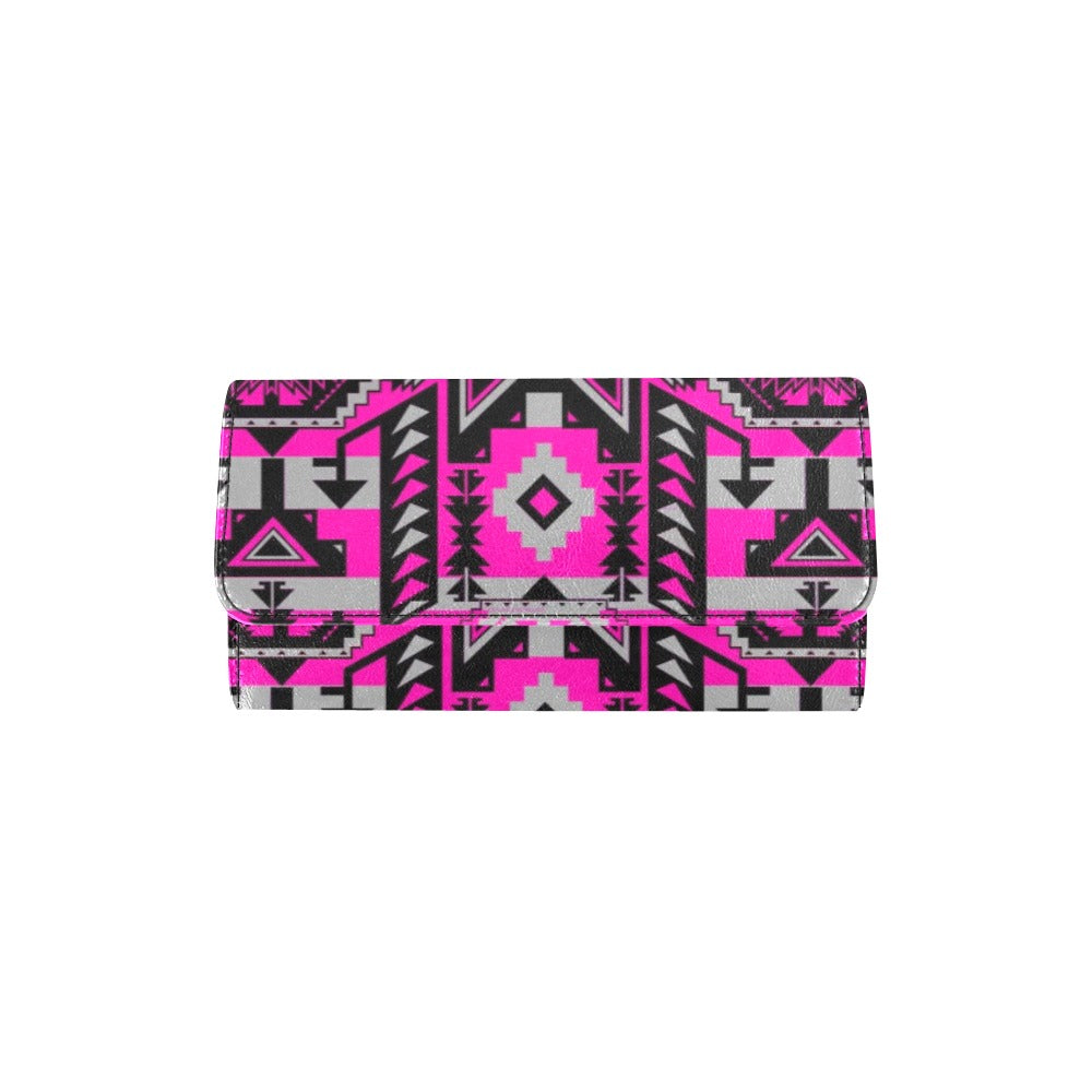 Chiefs Mountain Stunning Sunset Women's Trifold Wallet