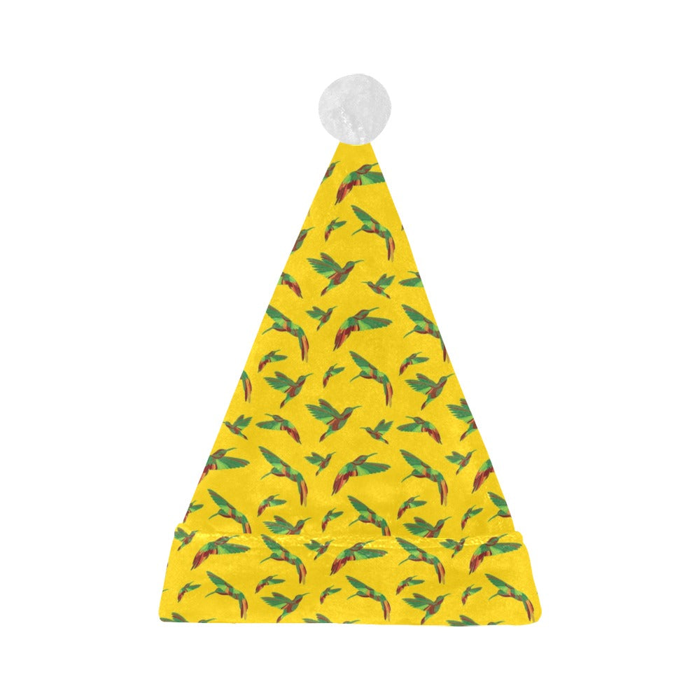 Red Swift Yellow Santa Hat