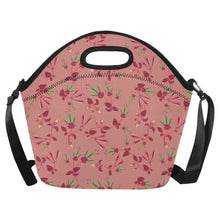 Load image into Gallery viewer, Swift Floral Peach Rouge Remix Neoprene Lunch Bag/Large
