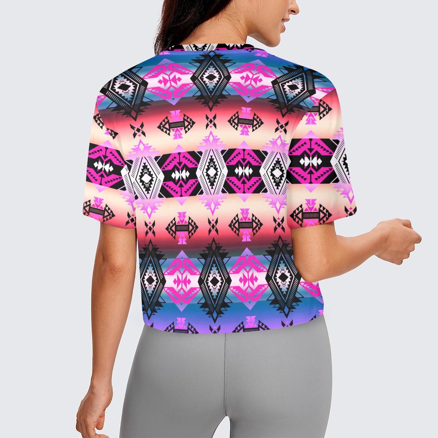 Sovereign Nation Skies Crop Top