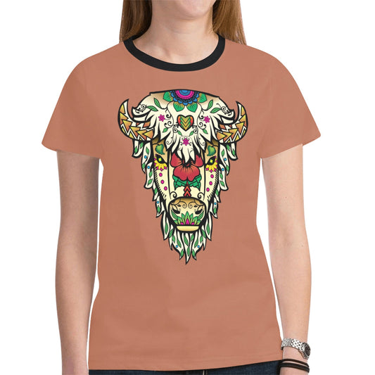 Buffalo Spirit Guide Brown Tee