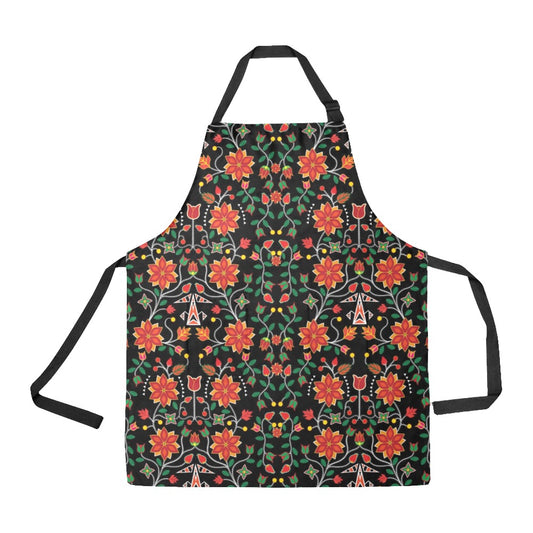 Floral Beadwork Six Bands Apron