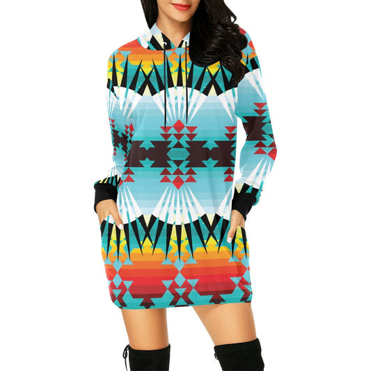 ribbonwork bustle Hoodie Dress