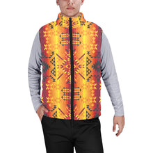 Load image into Gallery viewer, Desert Geo Yellow Red Men&#39;s Padded Vest Jacket
