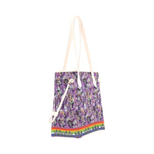 Load image into Gallery viewer, Culture in Nature Purple Clover Canvas Tote Bag
