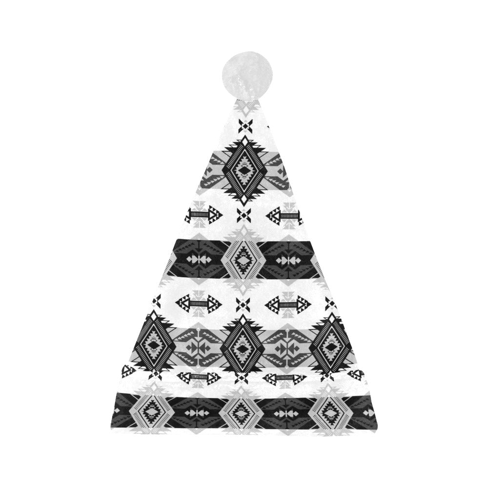 Sovereign Nation Black and White Santa Hat