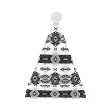 Load image into Gallery viewer, Sovereign Nation Black and White Santa Hat
