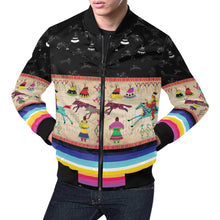 Load image into Gallery viewer, Ledger Village Midnight Bomber Jacket for Men
