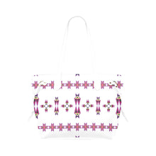 Load image into Gallery viewer, Four Directions Lodge Flurry Clover Canvas Tote Bag
