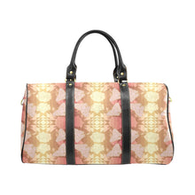 Load image into Gallery viewer, Butterfly and Roses on Geometric New Waterproof Travel Bag/Small
