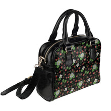 Load image into Gallery viewer, Strawberry Dreams Midnight Shoulder Handbag
