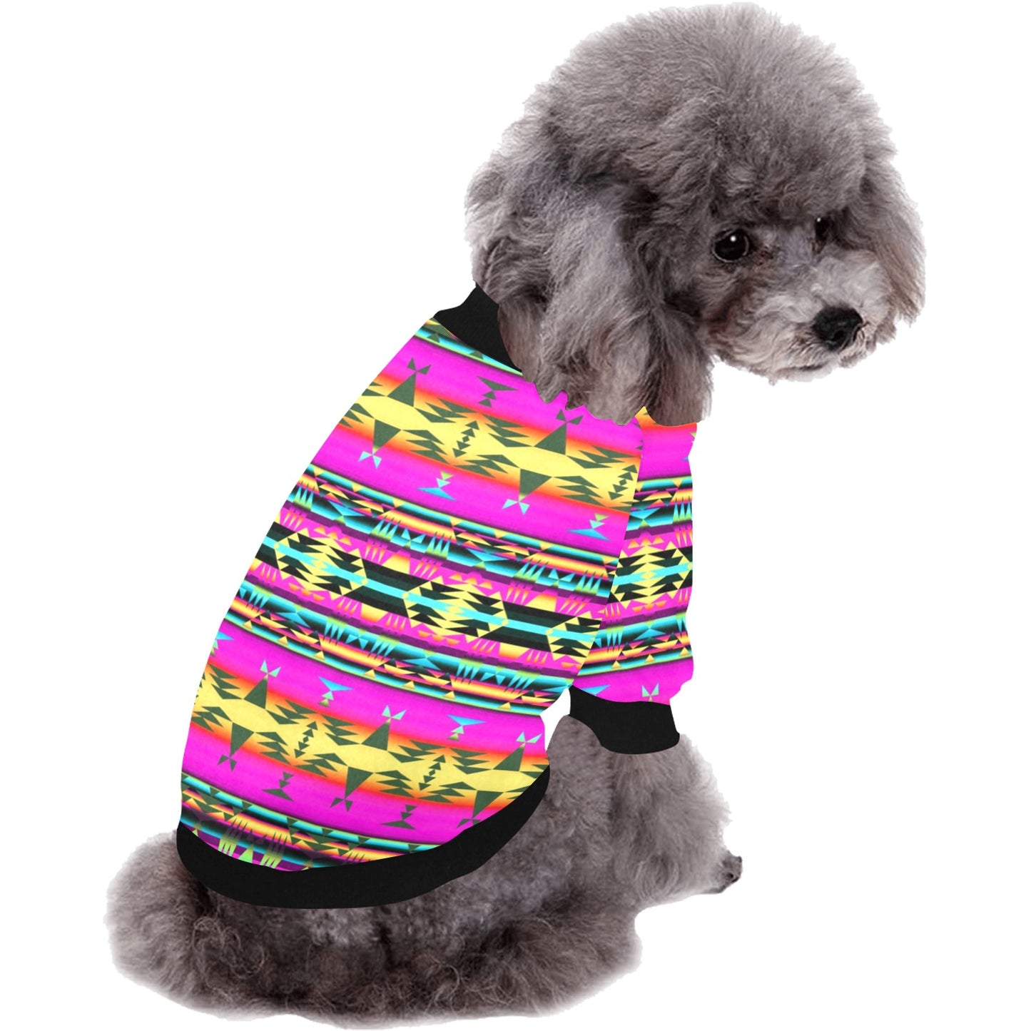 Between the Sunset Mountains Pet Dog Round Neck Shirt