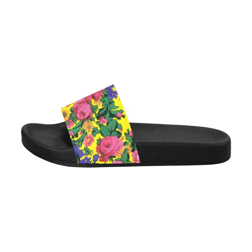 Kokum's Revenge Yellow Men's Slide Sandals