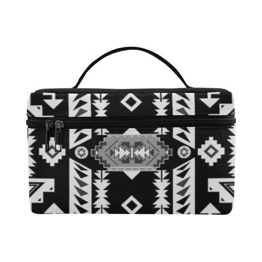 Chiefs Mountain Black and White Cosmetic Bag