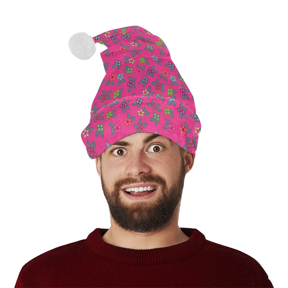 Berry Flowers Santa Hat