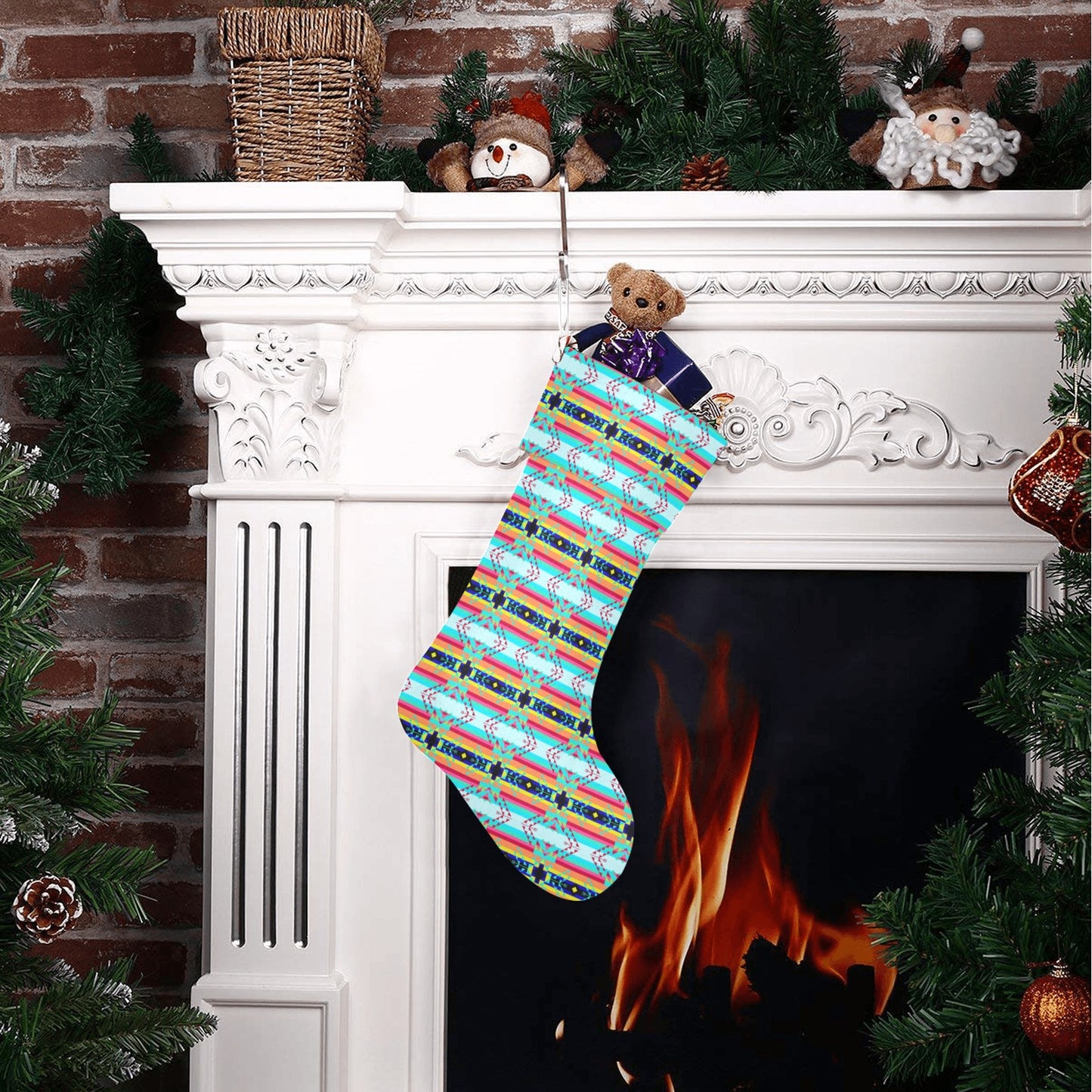 Sacred Spring Christmas Stocking