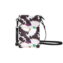 Load image into Gallery viewer, Eagle Feather Fans Small Cell Phone Purse
