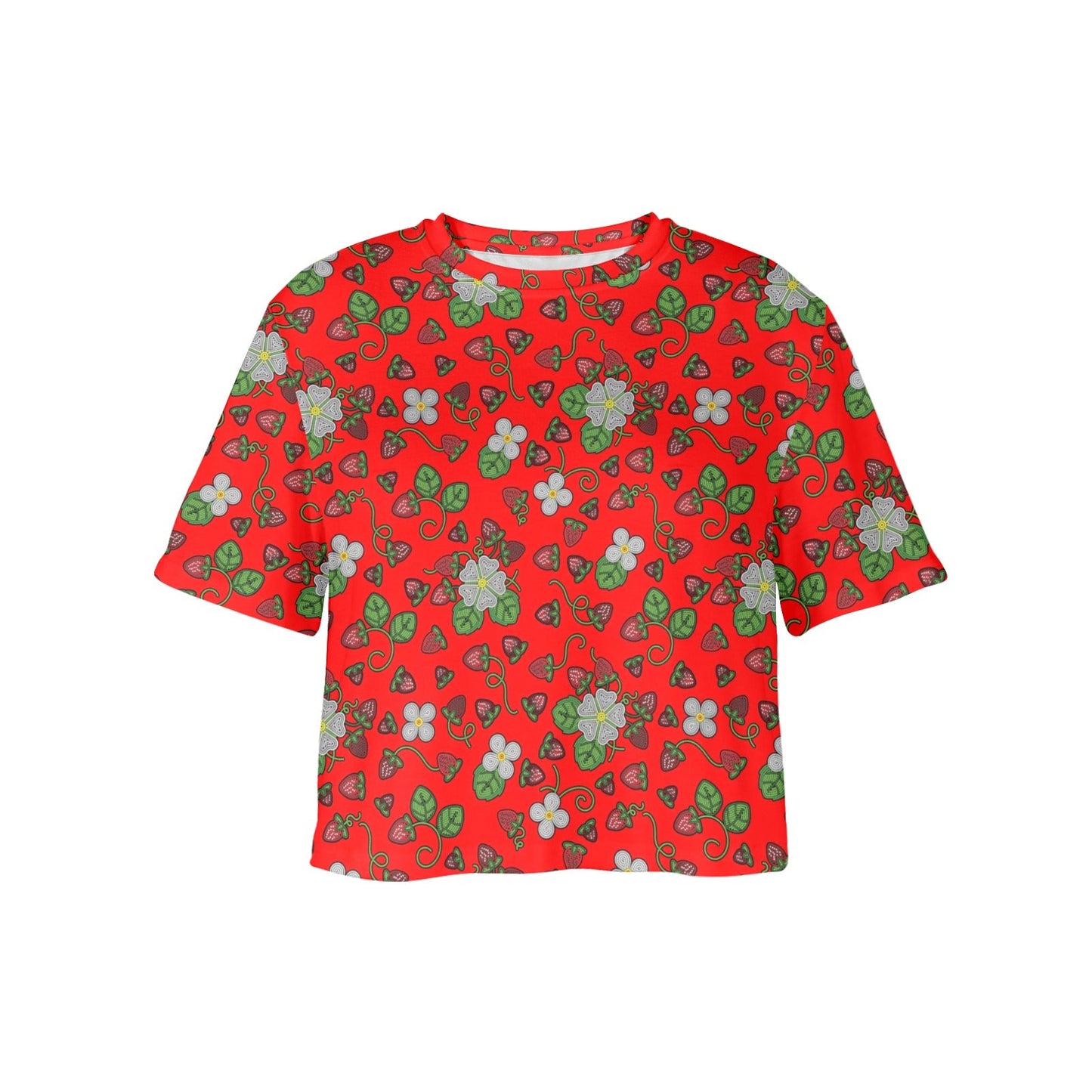 Strawberry Dreams Fire Crop Top