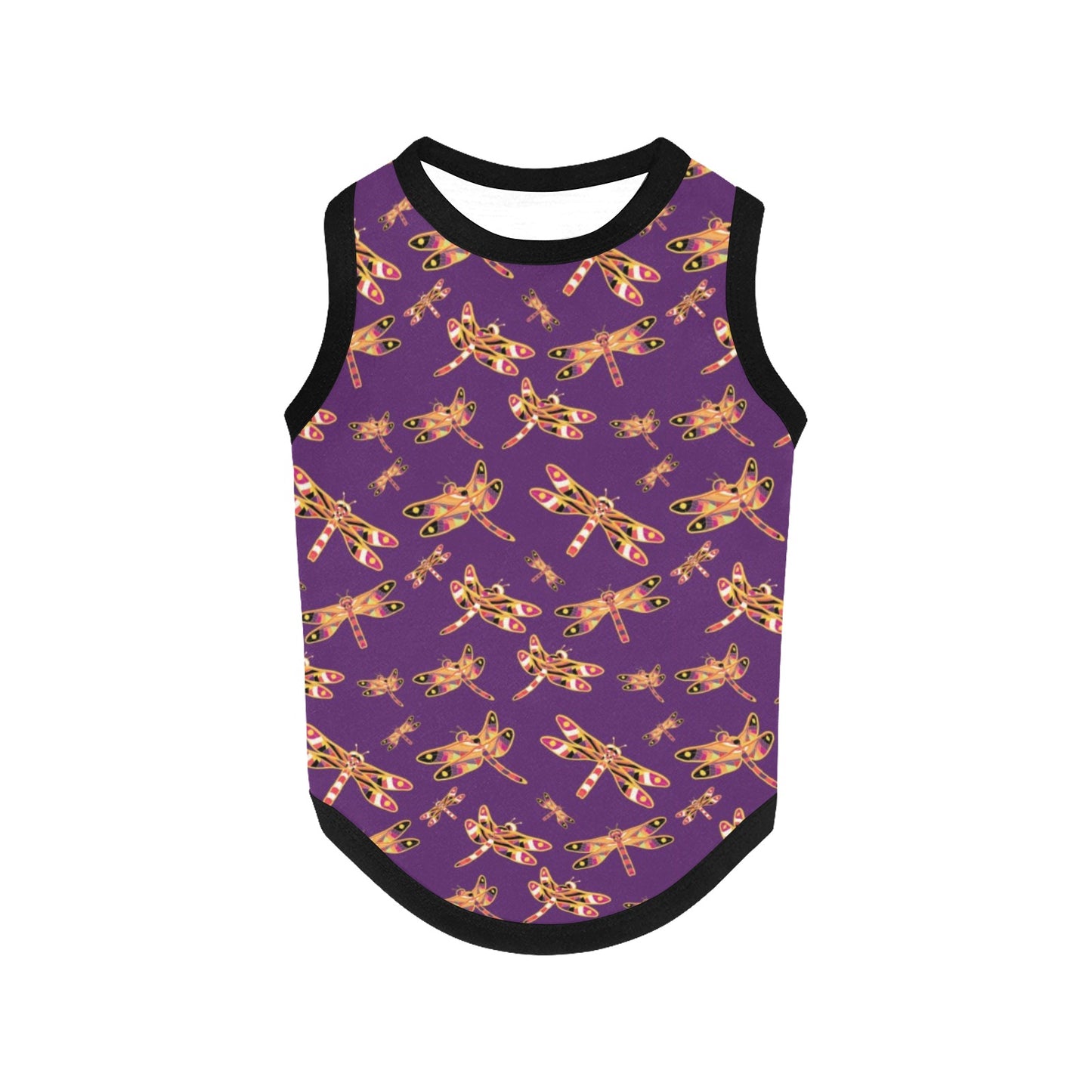 Gathering Yellow Purple Pet Tank Top