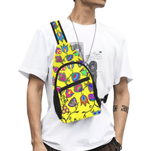 Load image into Gallery viewer, Indigenous Paisley Yellow Chest Bag
