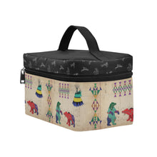 Load image into Gallery viewer, Bear Ledger Black Sky Cosmetic Bag
