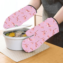 Load image into Gallery viewer, Strawberry Pink Oven Mitt &amp; Pot Holder
