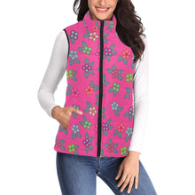 Load image into Gallery viewer, Berry Flowers Women&#39;s Padded Vest Jacket
