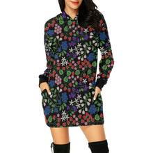 Load image into Gallery viewer, Takwakin Harvest Midnight Hoodie Dress
