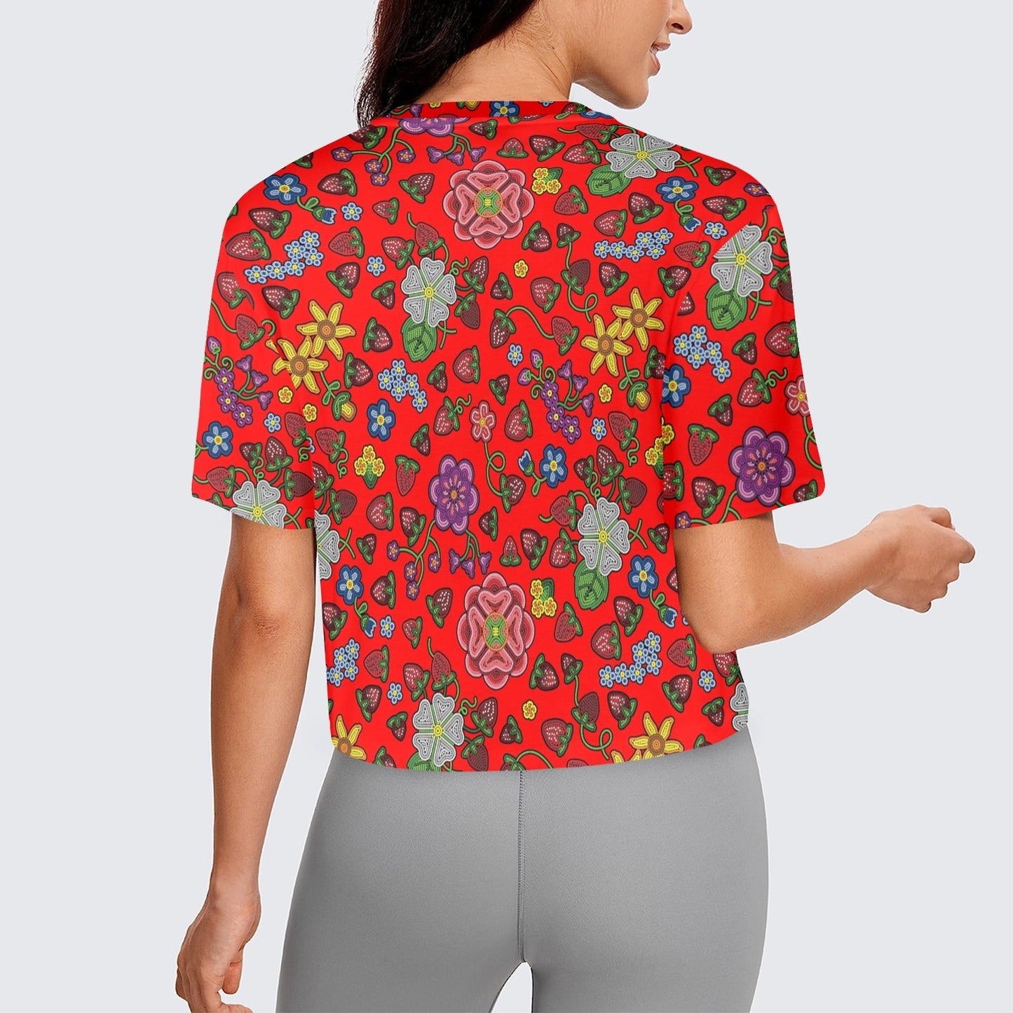 Berry Pop Fire Crop Top