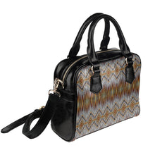 Load image into Gallery viewer, Fire Feather White Shoulder Handbag
