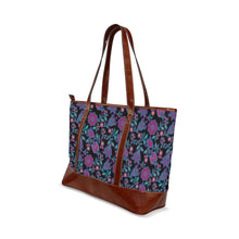 Load image into Gallery viewer, Beaded Nouveau Coal Tote Handbag
