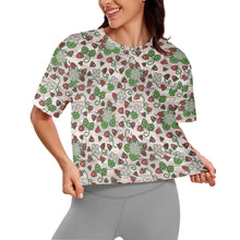 Load image into Gallery viewer, Strawberry Dreams Bright Birch Crop Top
