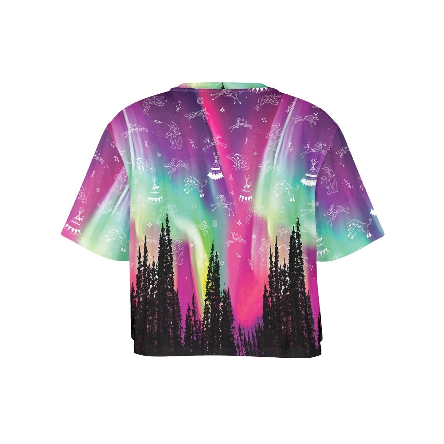 Aurora Medicine Animals 3 Crop Top