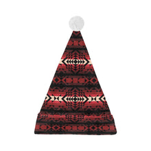 Load image into Gallery viewer, Black Rose Santa Hat
