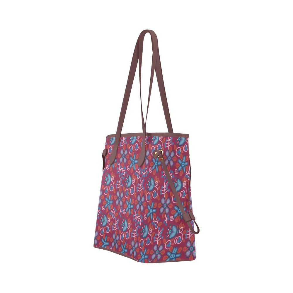 Cardinal Garden Clover Canvas Tote Bag