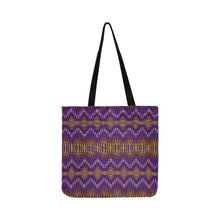 Load image into Gallery viewer, Fire Feather Purple Reusable Shopping Bag
