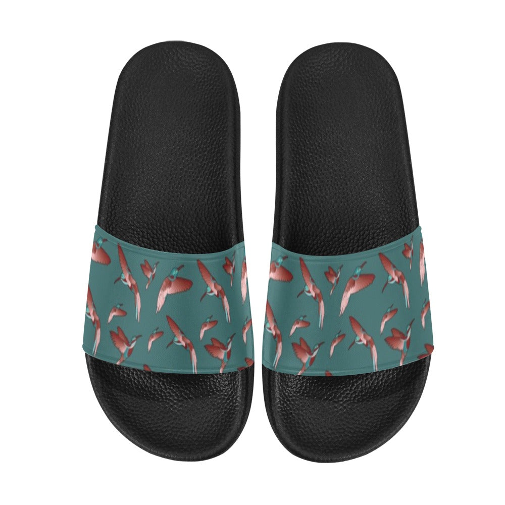 Red Swift Turquoise Women's Slide Sandals