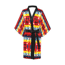 Load image into Gallery viewer, Writing on Stone Enemy Retreat Kimono Robe
