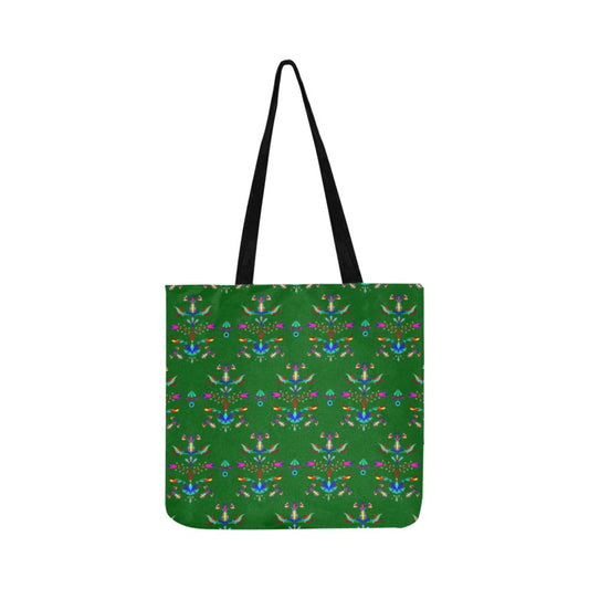 Dakota Damask Green Reusable Shopping Bag