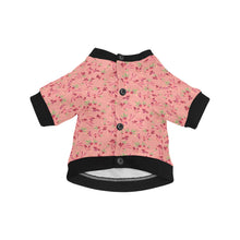 Load image into Gallery viewer, Swift Floral Peach Rouge Remix Pet Dog Round Neck Shirt
