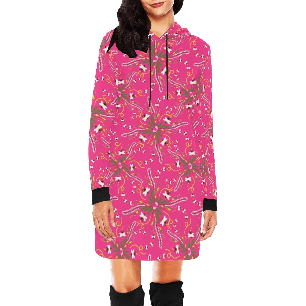 Willow Bee Bubblegum Hoodie Dress