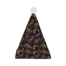 Load image into Gallery viewer, Neon Floral Animals Santa Hat
